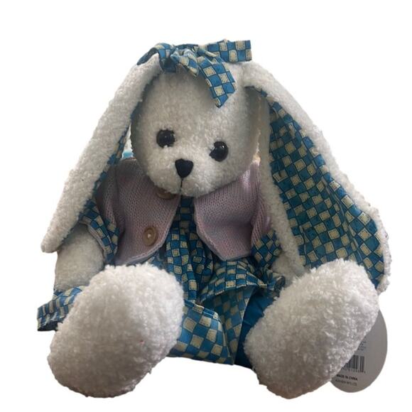EASTER BUNNY DRESS & SWEATER BIG EARS NWT - Picture 2 of 7